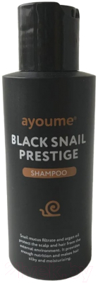 

Шампунь для волос Ayoume, Black Snail Prestige Shampoo с муцином улитки