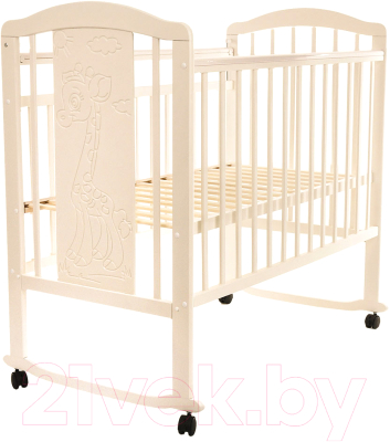 Детская кроватка Pituso Noli Жирафик / J-502 (слоновая кость)