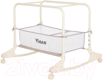 Детская кроватка Pituso Viana 3 в 1 / YS401 (Vanilla/ваниль)