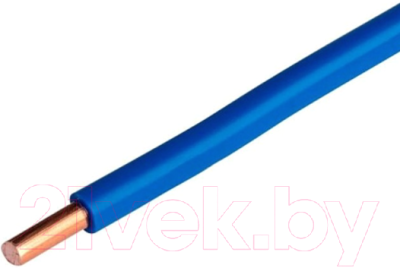 Провод силовой Ecocable ПуВ-1x0.5 (100м, синий)