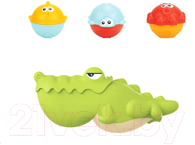 Набор игрушек для ванной Huanger Крокодил / HE0263