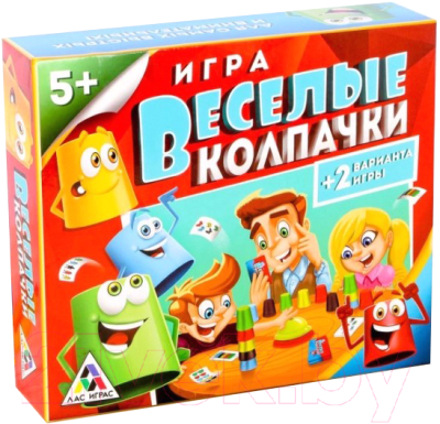 Настольная игра Лас Играс Веселые колпачки / 1180947