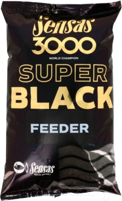 

Прикормка рыболовная Sensas, 3000 Super Black Feeder / 11622