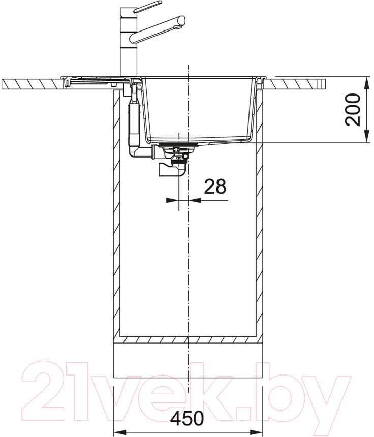 Мойка кухонная Franke S2D 611-62/435 (143.0628.361)