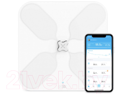 Напольные весы электронные Picooc S3 V2 (белый)