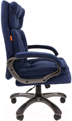 Кресло офисное Chairman 442 (ткань E-34, синий)