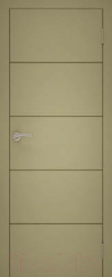 Дверной блок Та самая дверь Л11 80x210 правая (капучино)