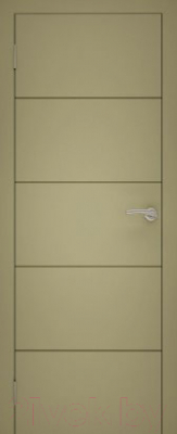 Дверной блок Та самая дверь Л11 СУ с порогом 70x210 левая (капучино)