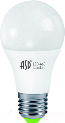 Лампа ASD LED A60 Standard 20Вт 230В Е27 6500К 1800Лм