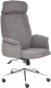 Кресло офисное Tetchair Charm флок (серый) - 