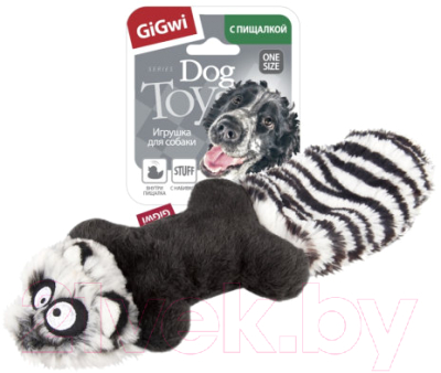 Изображение товара Игрушка для собак Gigwi Енот / 75538