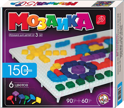 

Развивающая игра Десятое королевство, Мозаика / 00966