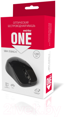 Мышь SmartBuy One 358AG-K / SBM-358AG-K (черный)
