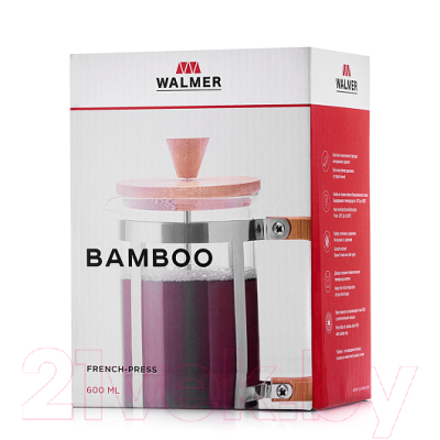 Френч-пресс Walmer Bamboo / W23001060