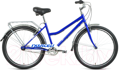 Велосипед Forward Barcelona 26 3.0 2021 / RBKW1C163002 (17, синий/серебристый)
