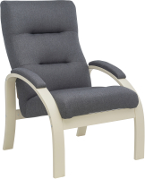 Кресло мягкое Импэкс Leset Лион (слоновая кость/малмо 95/серый) - 