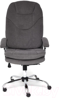 Кресло офисное Tetchair Softy Lux флок (серый)