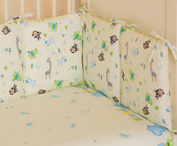 

Бортик в кроватку Pituso, Зоопарк Слит подушки / КТ-115/сп/Б