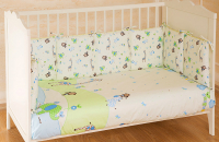 Комплект постельный для малышей Pituso Зоопарк Слит подушки / КТ-115/сп/4 - 