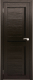 Дверь межкомнатная Юни Амати 18 40x200 (дуб венге/стекло черное) - 