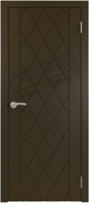 Дверной блок Та самая дверь Л12 СУ с порогом 70x210 правая (графит)
