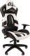Кресло геймерское Chairman Game 25 (черный/белый) - 