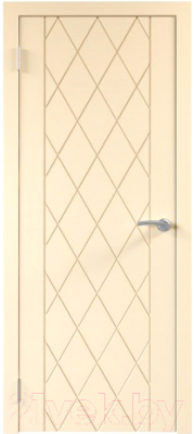 Дверной блок Та самая дверь Л12 80x210 левая (ваниль)