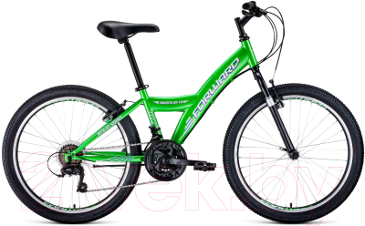 Велосипед Forward Dakota 24 1.0 2021 / RBKW1J14E003 (зеленый/белый)