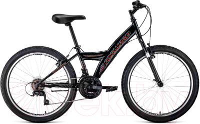 Велосипед Forward Dakota 24 1.0 2021 / RBKW1J14E002 (черный)