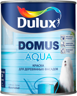 

Краска декоративная Dulux, Белый, Domus Aqua BW