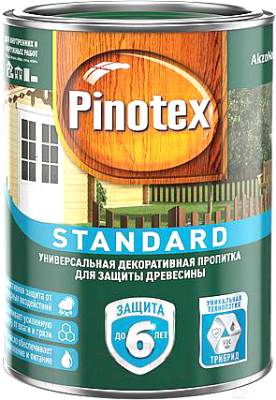 

Пропитка для дерева Pinotex, Красный;коричневый;красно-коричневый, Standard