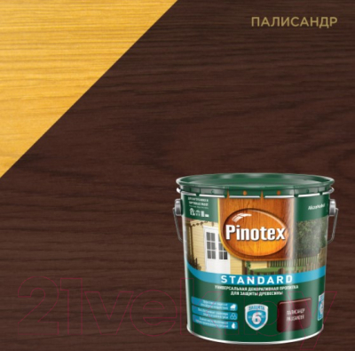 Пропитка для дерева Pinotex Standard (900мл, палисандр)
