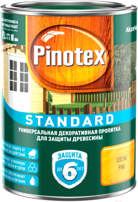 

Пропитка для дерева Pinotex, Светло-коричневый;желтый, Standard