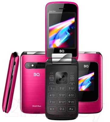 Мобильный телефон BQ Shell Duo BQ-2814 (зеркальный розовый)