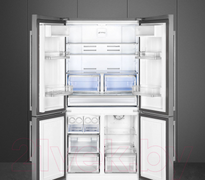 Холодильник с морозильником Smeg FQ60XDF