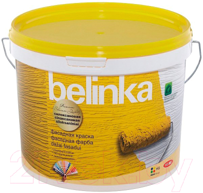 

Краска Belinka, Белый, Фасадная силоксановая База В2