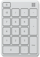 

Цифровая клавиатура Microsoft, Bluetooth Number Pad Monza Grey (23O-00022)