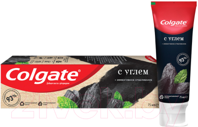 Зубная паста Colgate Эффективное Отбеливание с Углем (75мл)