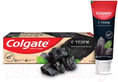 Зубная паста Colgate Эффективное Отбеливание с Углем (75мл)