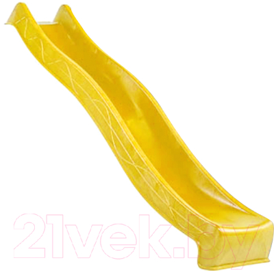 Скат для горки KBT Tsuri HDPE / 402.015.003.001 (с подключением к воде, желтый)