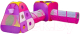 Детская игровая палатка Фея Порядка Лабиринт / CT-250 (розовый/фиолетовый/желтый) - 
