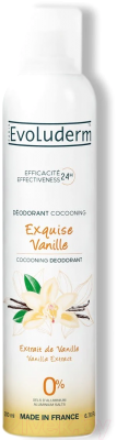 Дезодорант-спрей Evoluderm Vanilla Extract  (200мл)