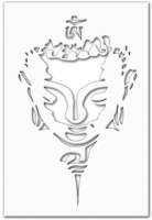 Декор настенный Arthata Будда 50x25-V / 021-1 - 