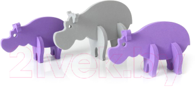 Изображение товара Развивающая игрушка El'Basco Toys Животные. Бегемоты / 09-008