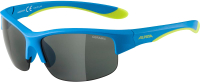 Очки солнцезащитные Alpina Sports Flexxy Youth HR / A86524-80 (синий матовый/лайм/черный) - 