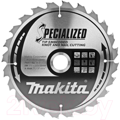 

Пильный диск Makita, B-35318