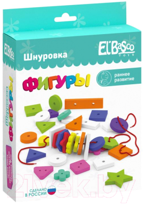 Развивающая игрушка El'Basco Toys Шнуровка. Фигуры / 01-008