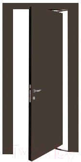 Дверной блок Та самая дверь Рото Л3 90x210 универсальная (графит)