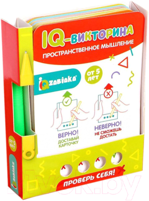 

Развивающий игровой набор Zabiaka, Пространственное мышление. Викторина с ручкой / 5101621