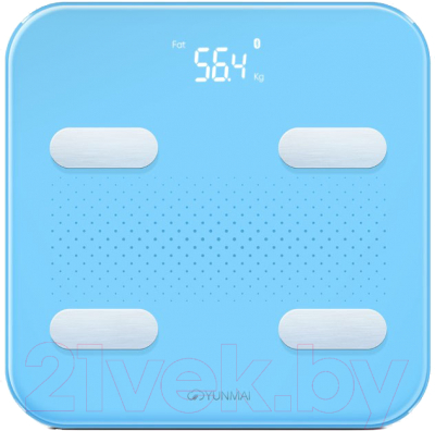 Напольные весы электронные Yunmai Scale S  (голубой)